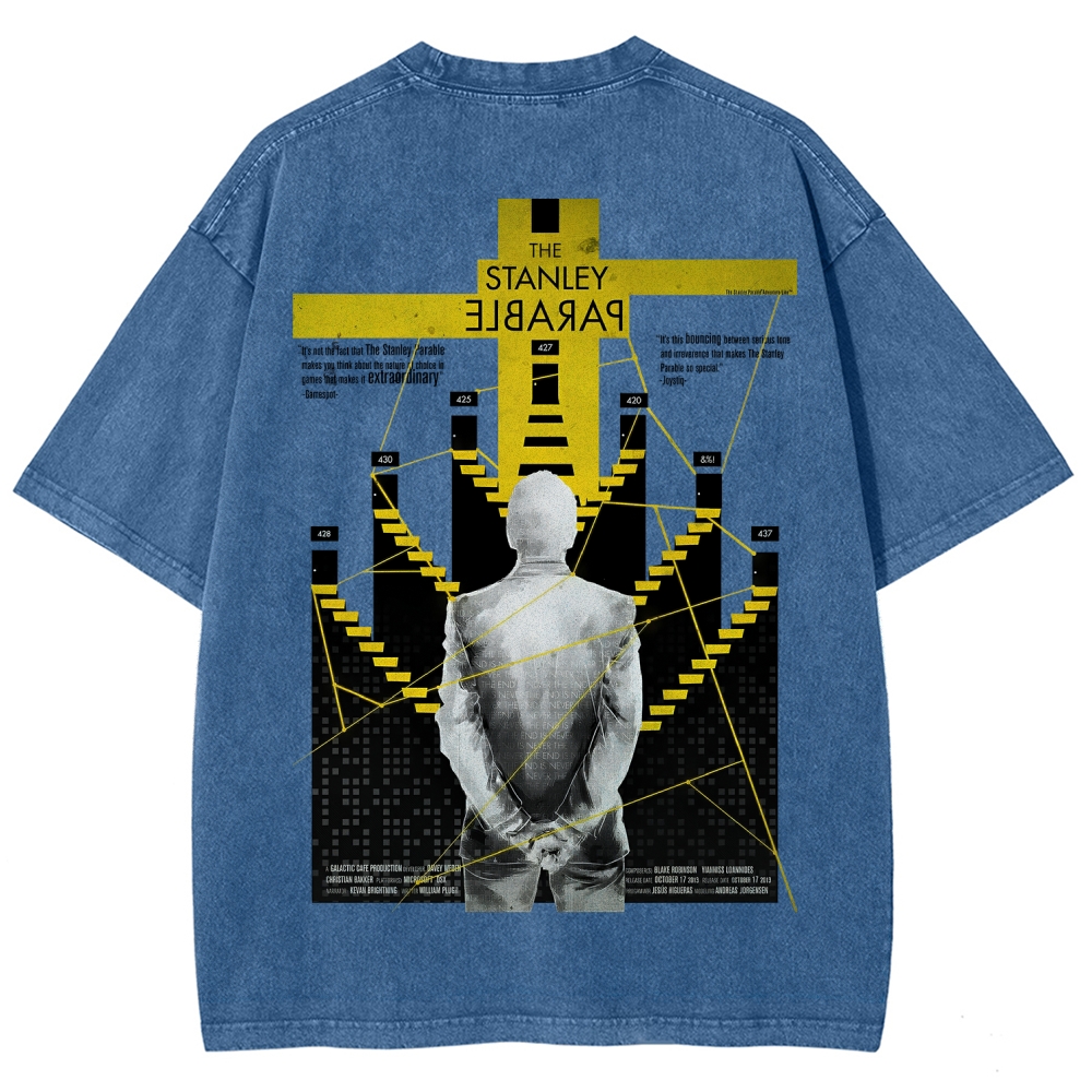 The Stanley Parable Unisex Fit Washed T-Shirt 2603003260