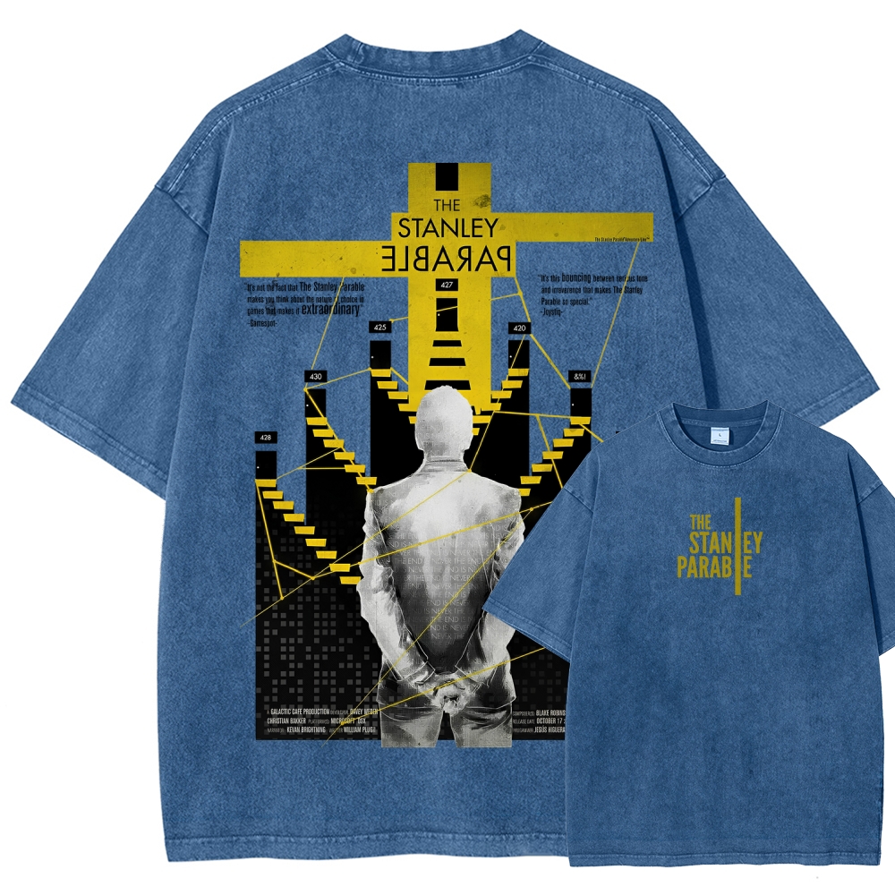 The Stanley Parable Unisex Fit Washed T-Shirt 2603003260