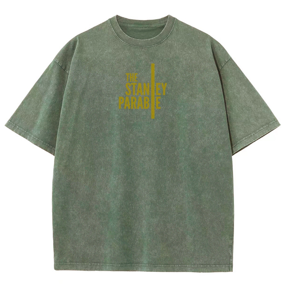 The Stanley Parable Unisex Fit Washed T-Shirt 2603003260
