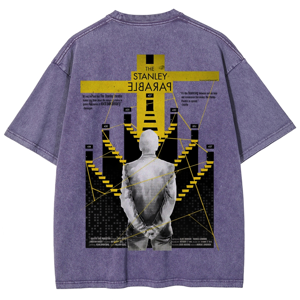 The Stanley Parable Unisex Fit Washed T-Shirt 2603003260