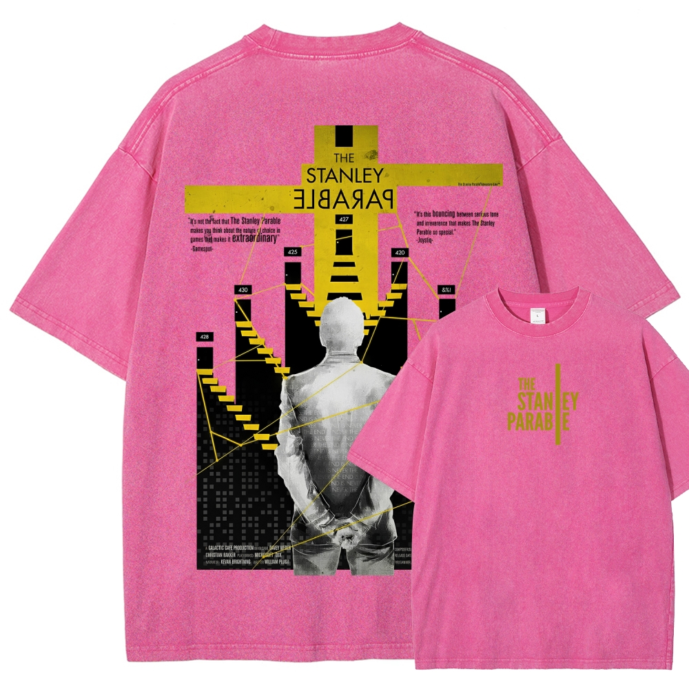 The Stanley Parable Unisex Fit Washed T-Shirt 2603003260