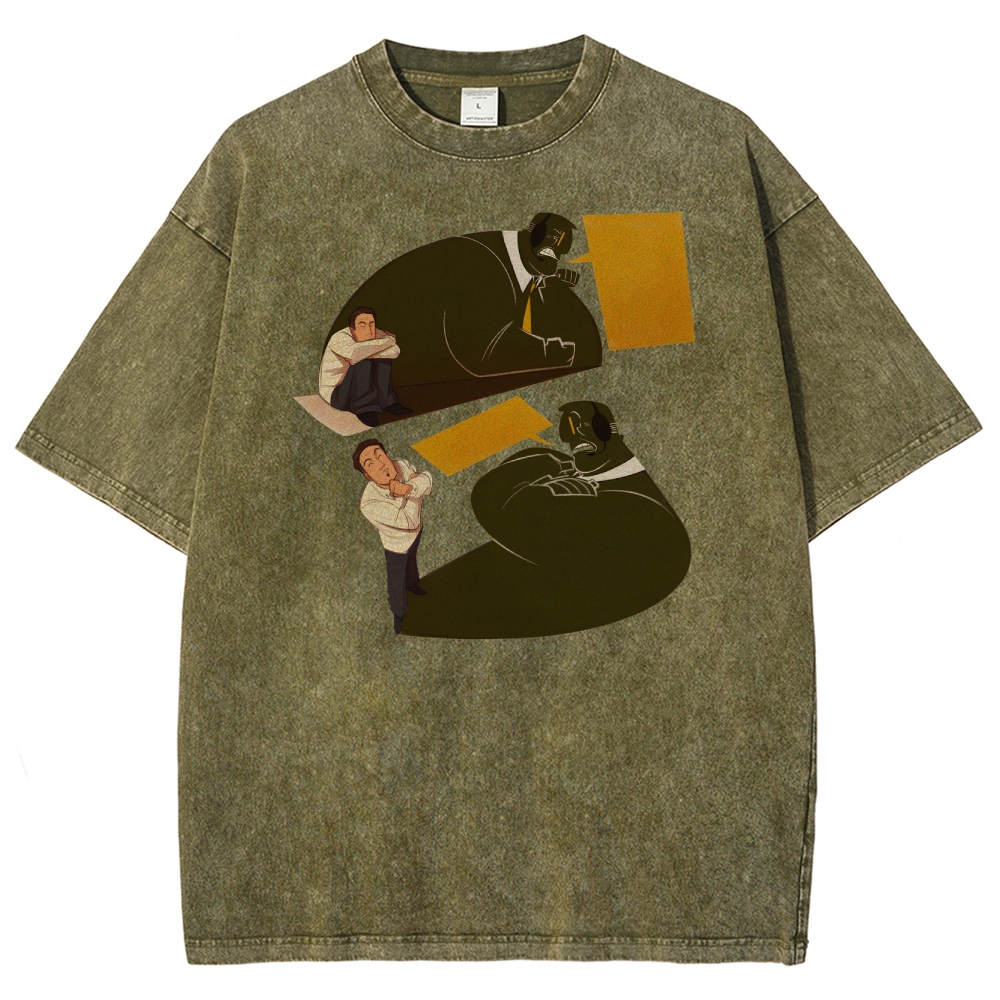 The Stanley Parable Unisex Fit Washed T-Shirt 2603003273