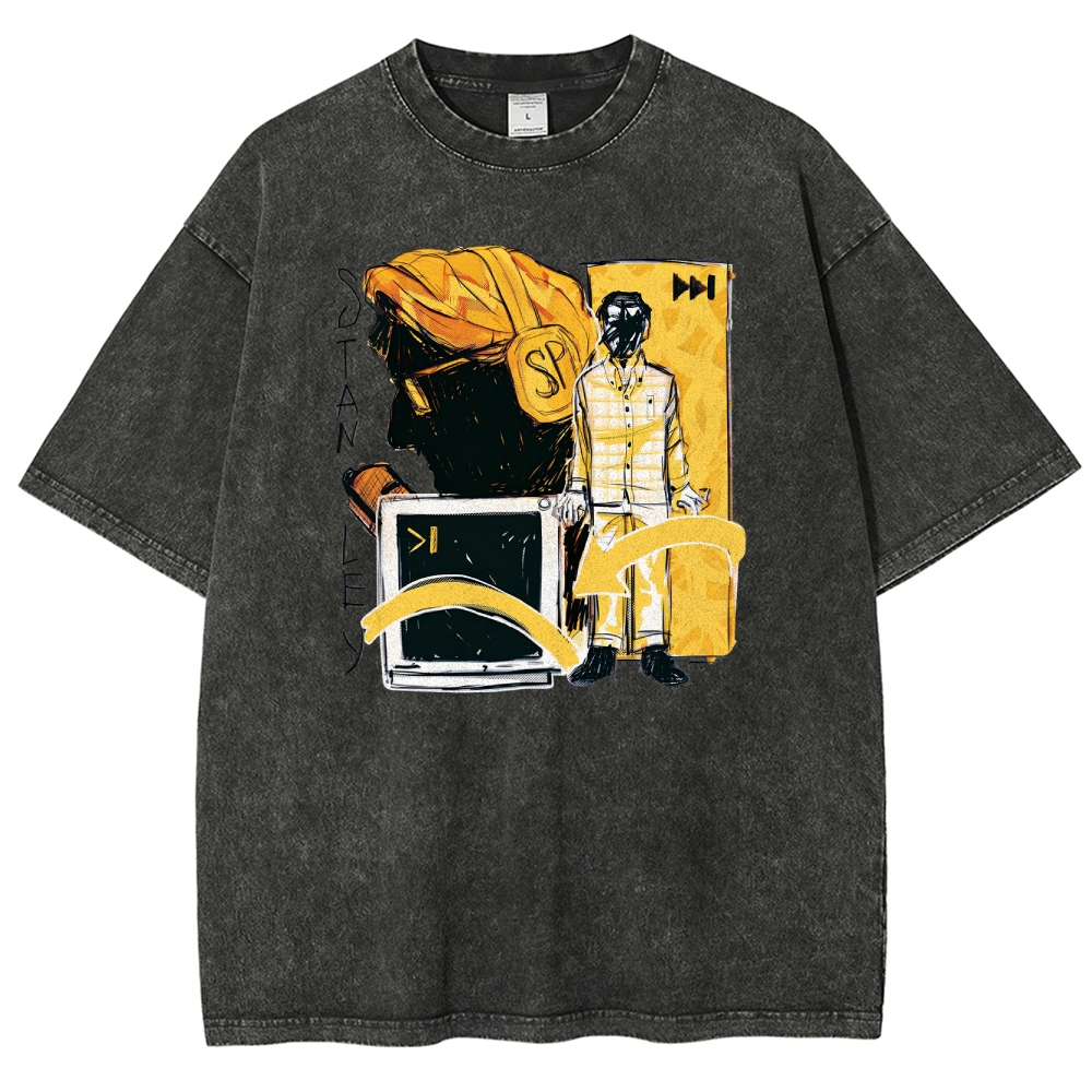 The Stanley Parable Unisex Fit Washed T-Shirt 2603003276