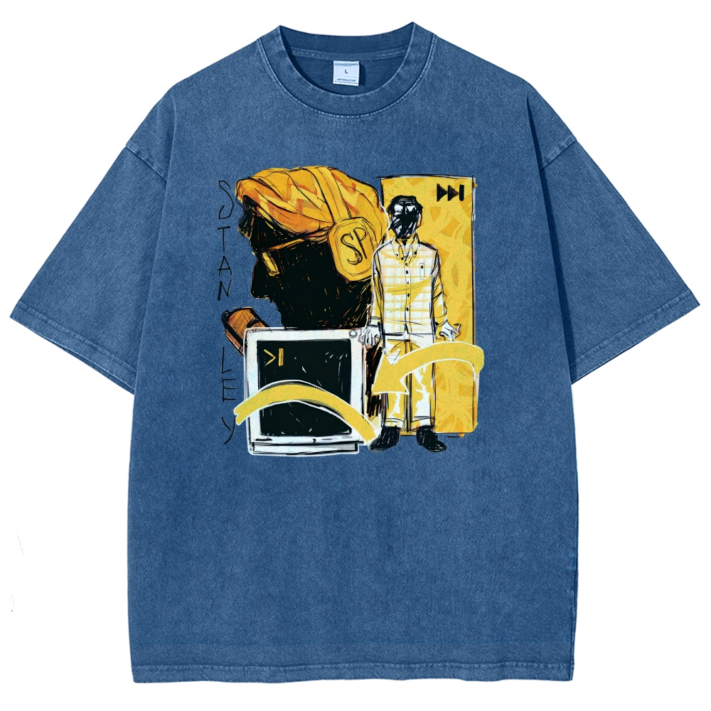 The Stanley Parable Unisex Fit Washed T-Shirt 2603003276