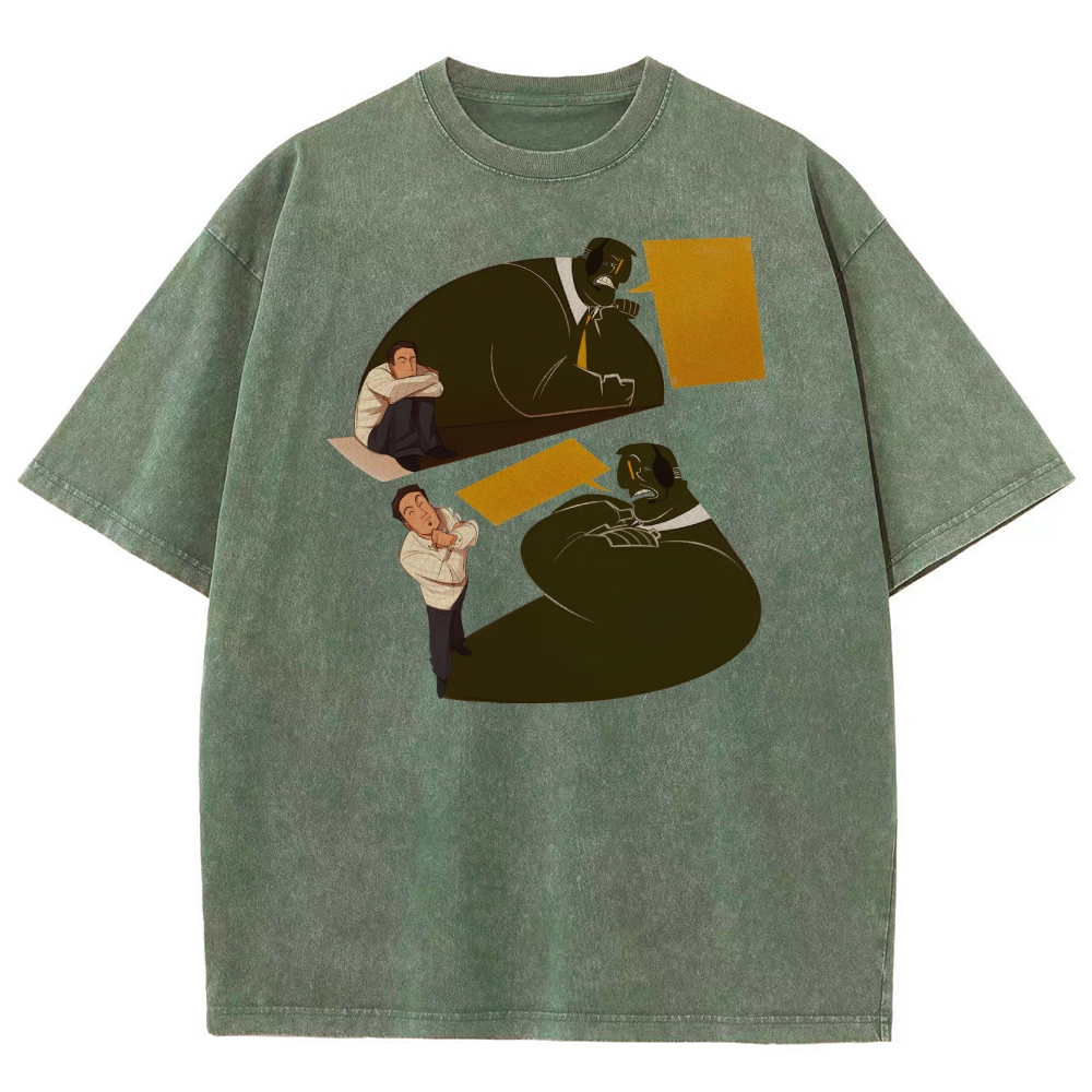 The Stanley Parable Unisex Fit Washed T-Shirt 2603003273