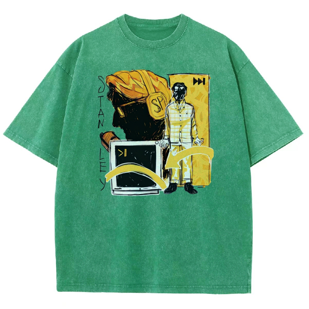 The Stanley Parable Unisex Fit Washed T-Shirt 2603003276