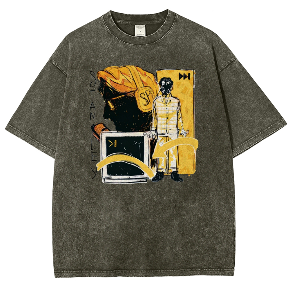 The Stanley Parable Unisex Fit Washed T-Shirt 2603003276