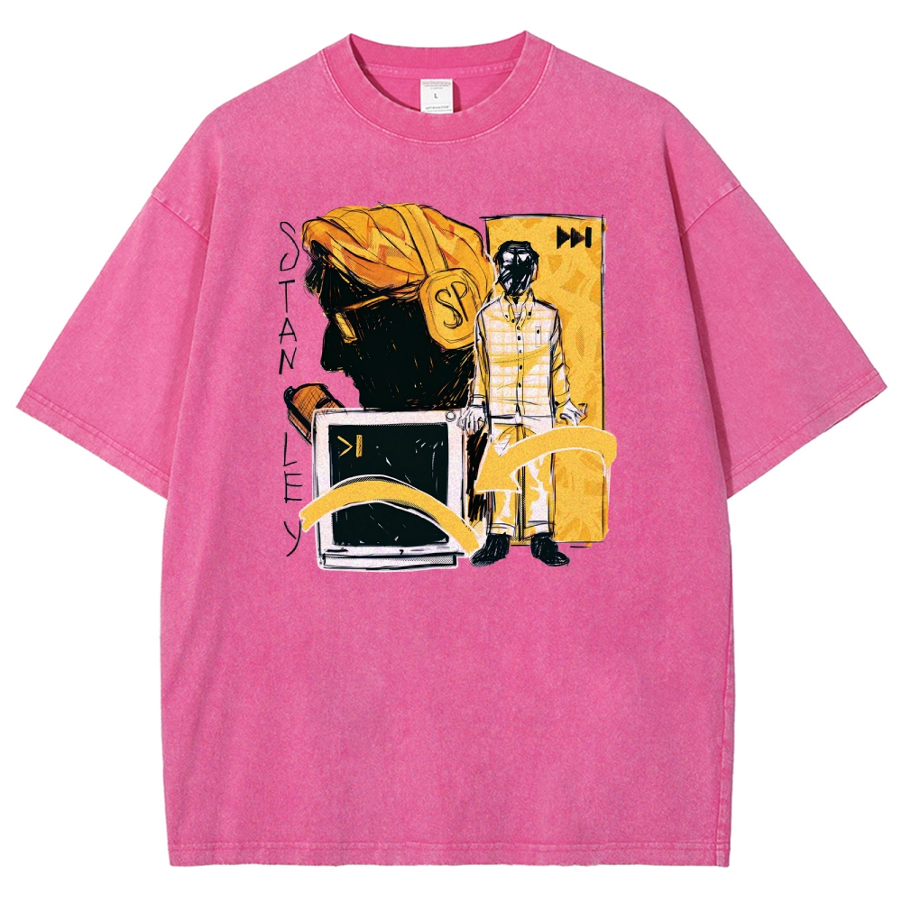 The Stanley Parable Unisex Fit Washed T-Shirt 2603003276