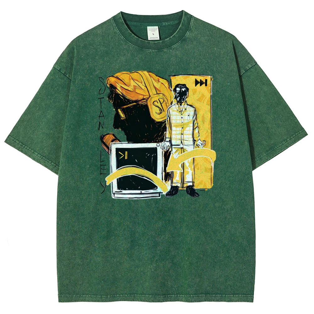 The Stanley Parable Unisex Fit Washed T-Shirt 2603003276