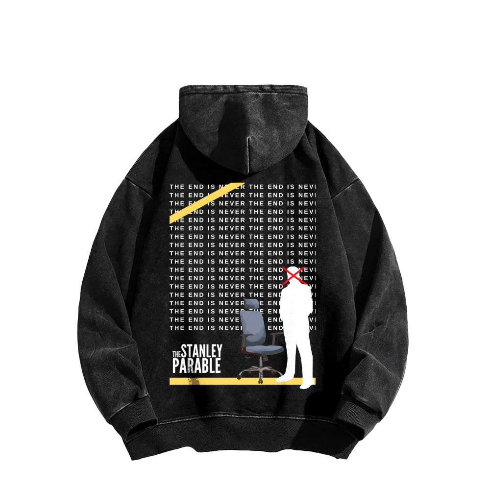 The Stanley Parable Unisex Washed Hoodie 2603003351