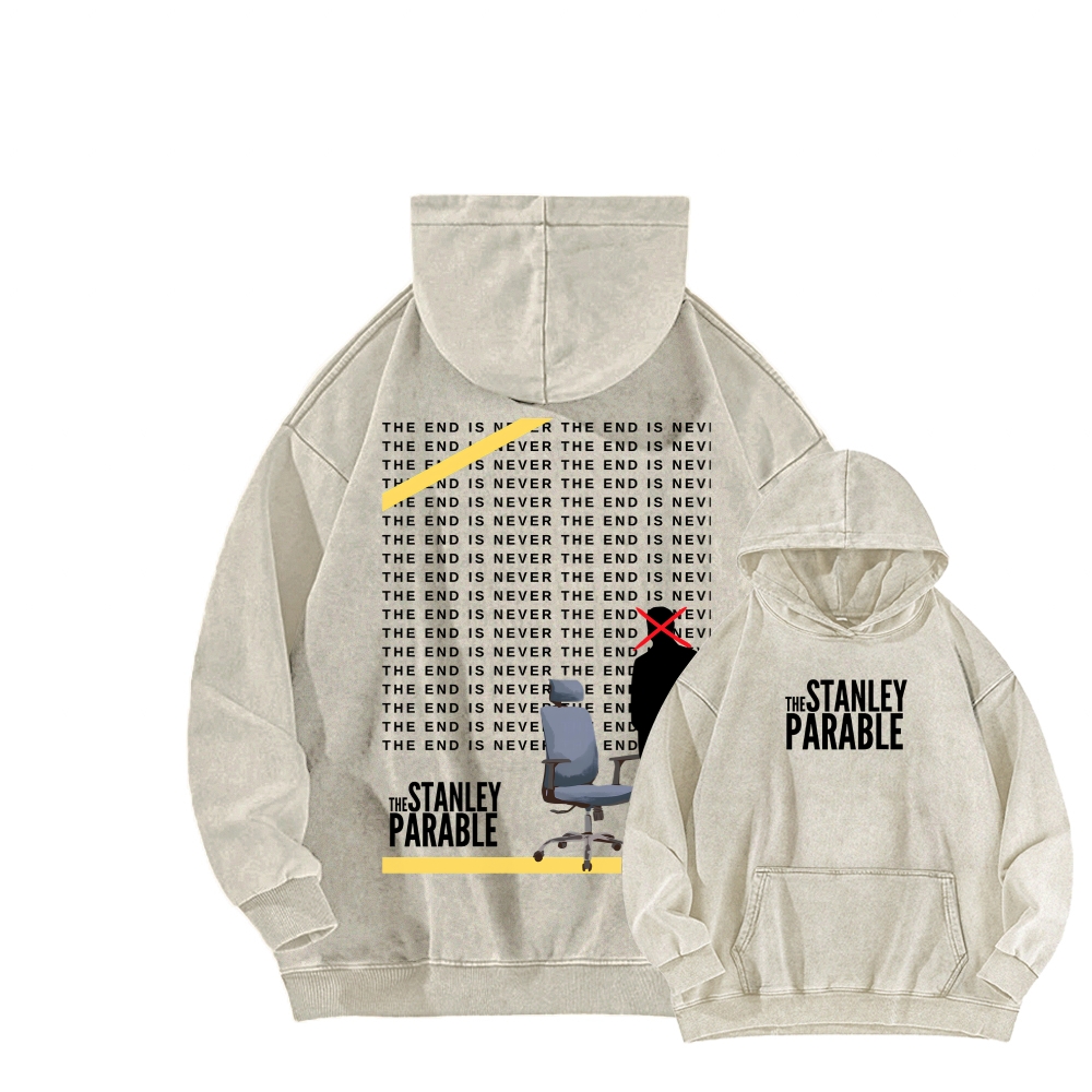 The Stanley Parable Unisex Washed Hoodie 2603003351