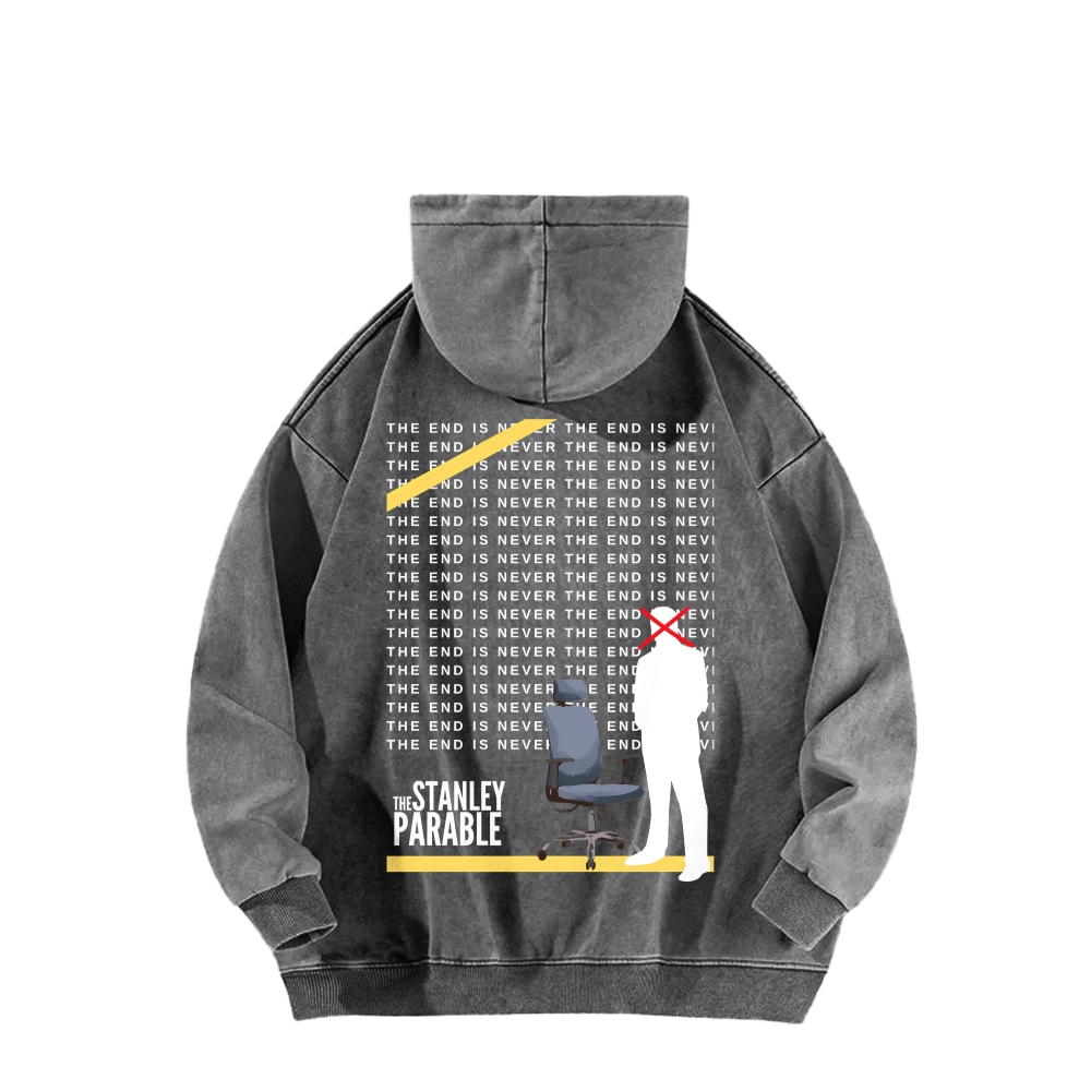 The Stanley Parable Unisex Washed Hoodie 2603003351