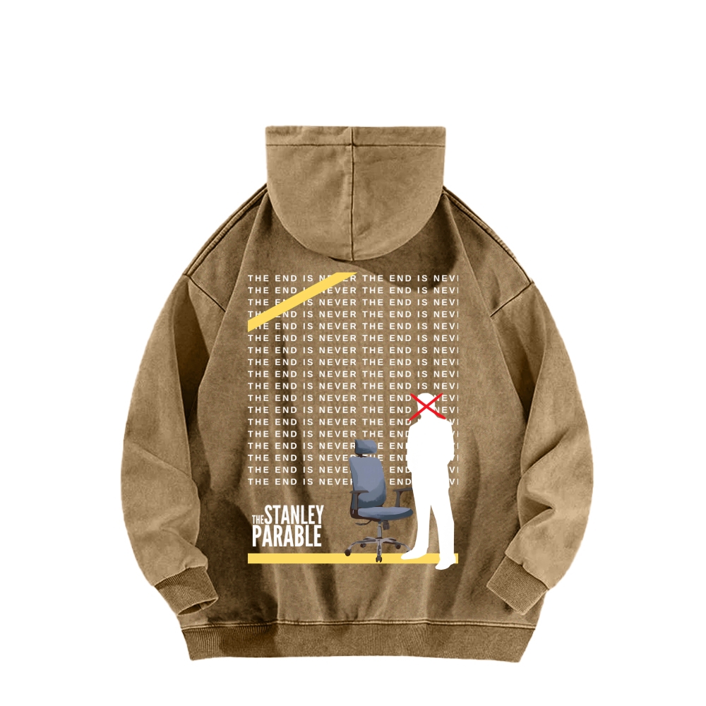 The Stanley Parable Unisex Washed Hoodie 2603003351