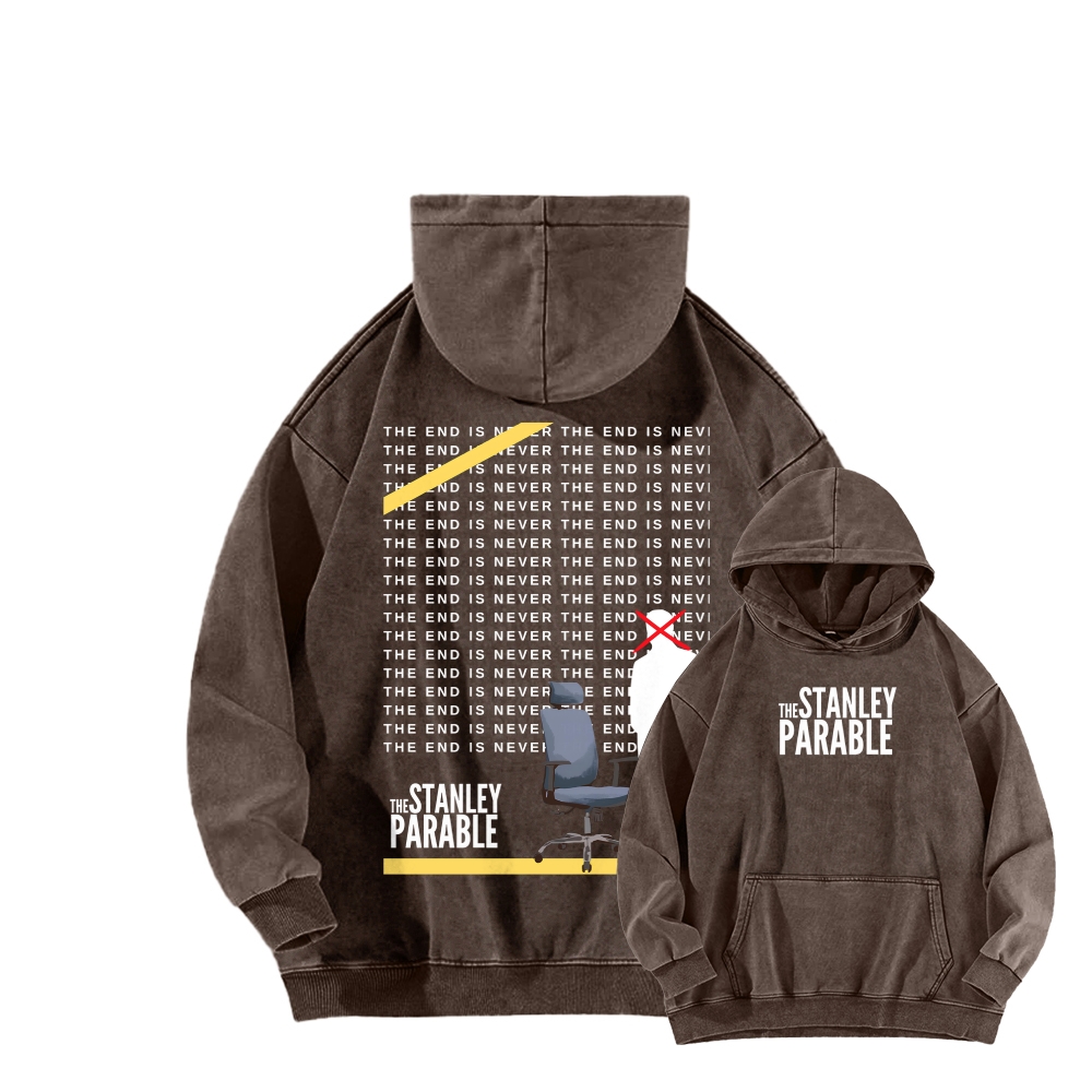 The Stanley Parable Unisex Washed Hoodie 2603003351