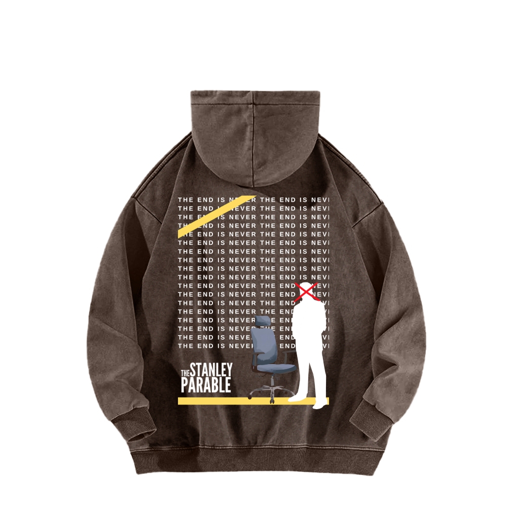 The Stanley Parable Unisex Washed Hoodie 2603003351
