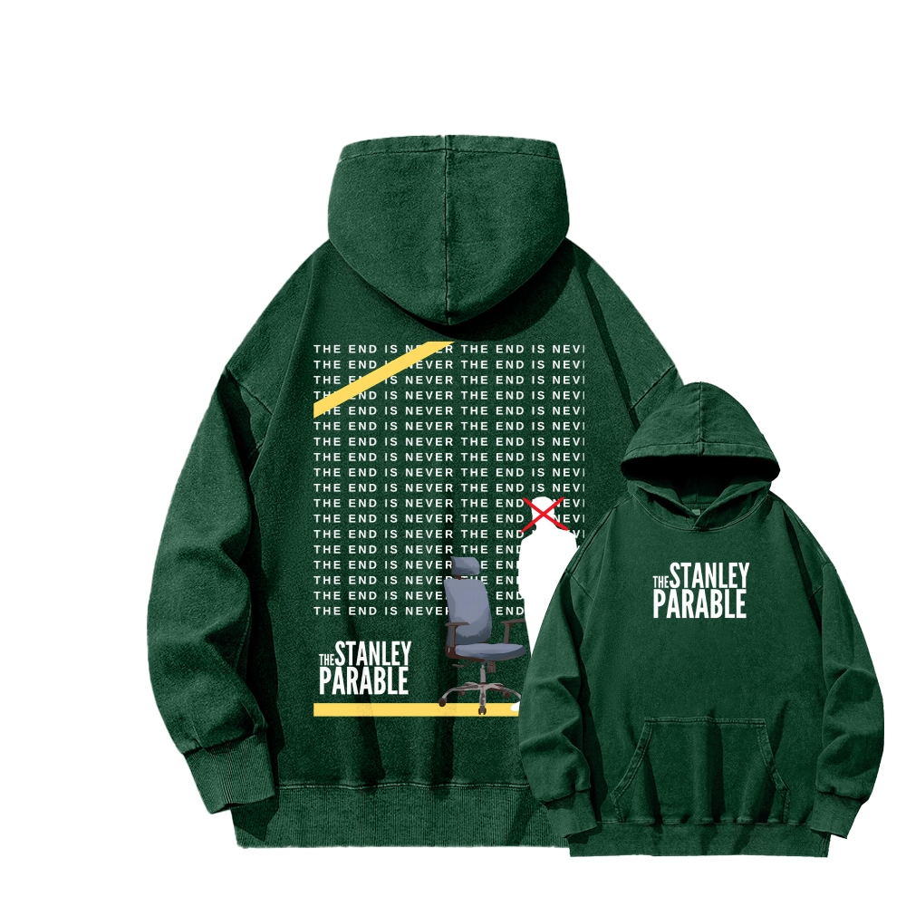 The Stanley Parable Unisex Washed Hoodie 2603003351