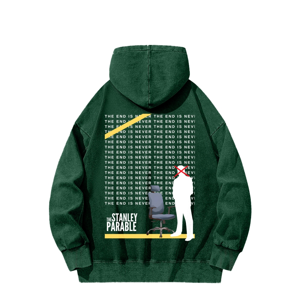 The Stanley Parable Unisex Washed Hoodie 2603003351