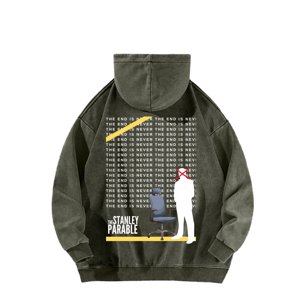 The Stanley Parable Unisex Washed Hoodie 2603003351