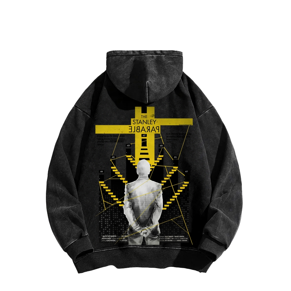 The Stanley Parable Unisex Washed Hoodie 2603003363