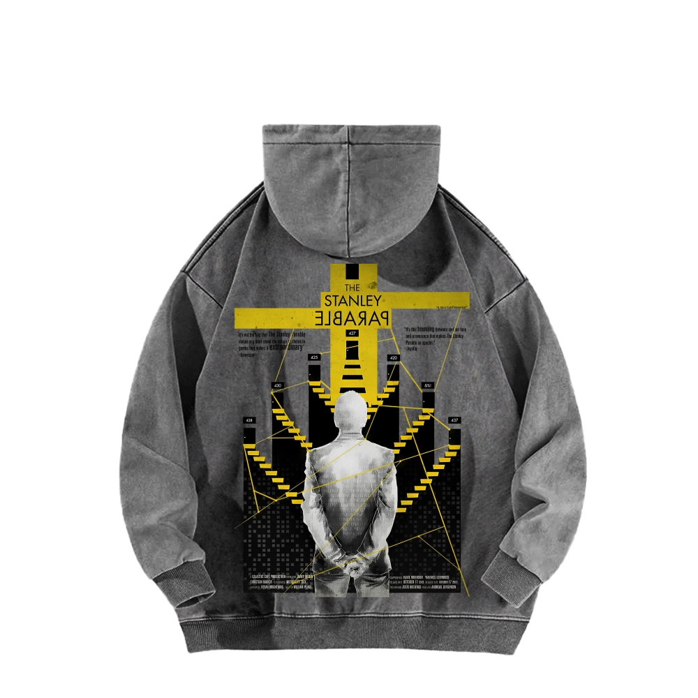 The Stanley Parable Unisex Washed Hoodie 2603003363