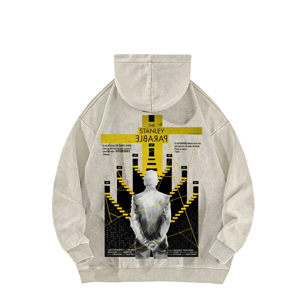 The Stanley Parable Unisex Washed Hoodie 2603003363