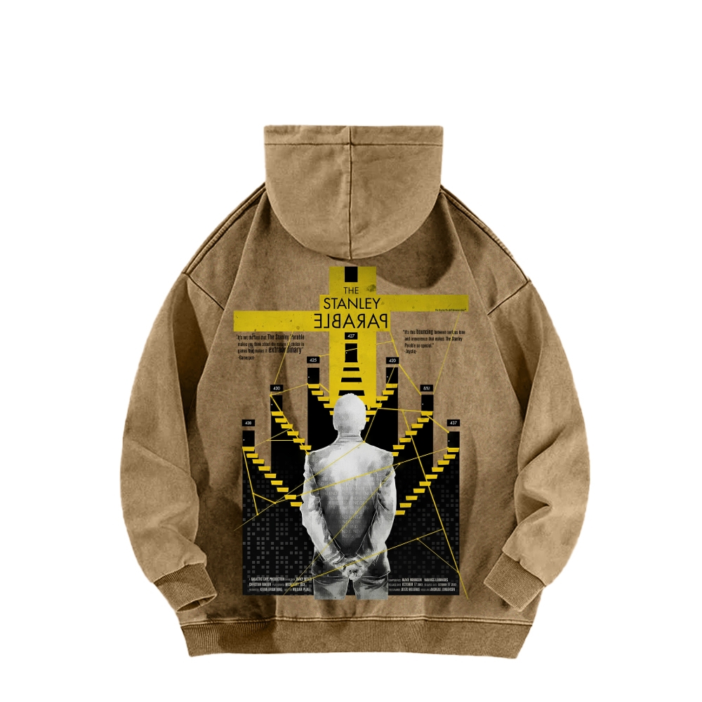 The Stanley Parable Unisex Washed Hoodie 2603003363