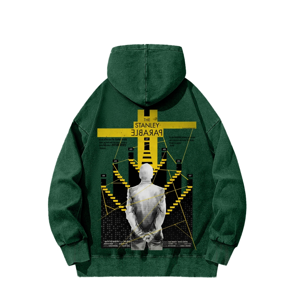 The Stanley Parable Unisex Washed Hoodie 2603003363