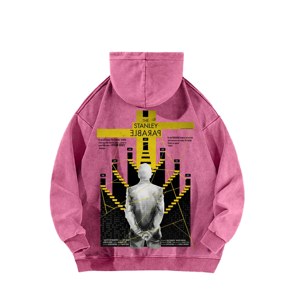 The Stanley Parable Unisex Washed Hoodie 2603003363