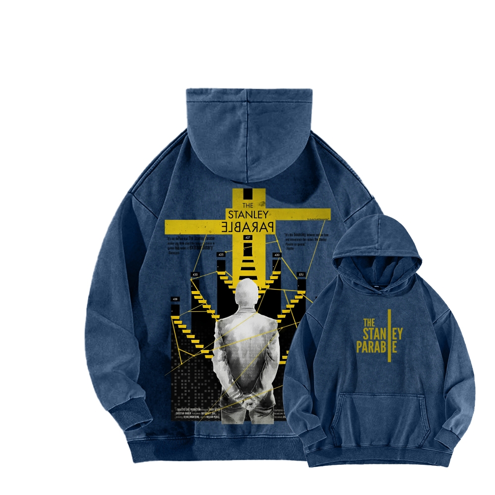 The Stanley Parable Unisex Washed Hoodie 2603003363