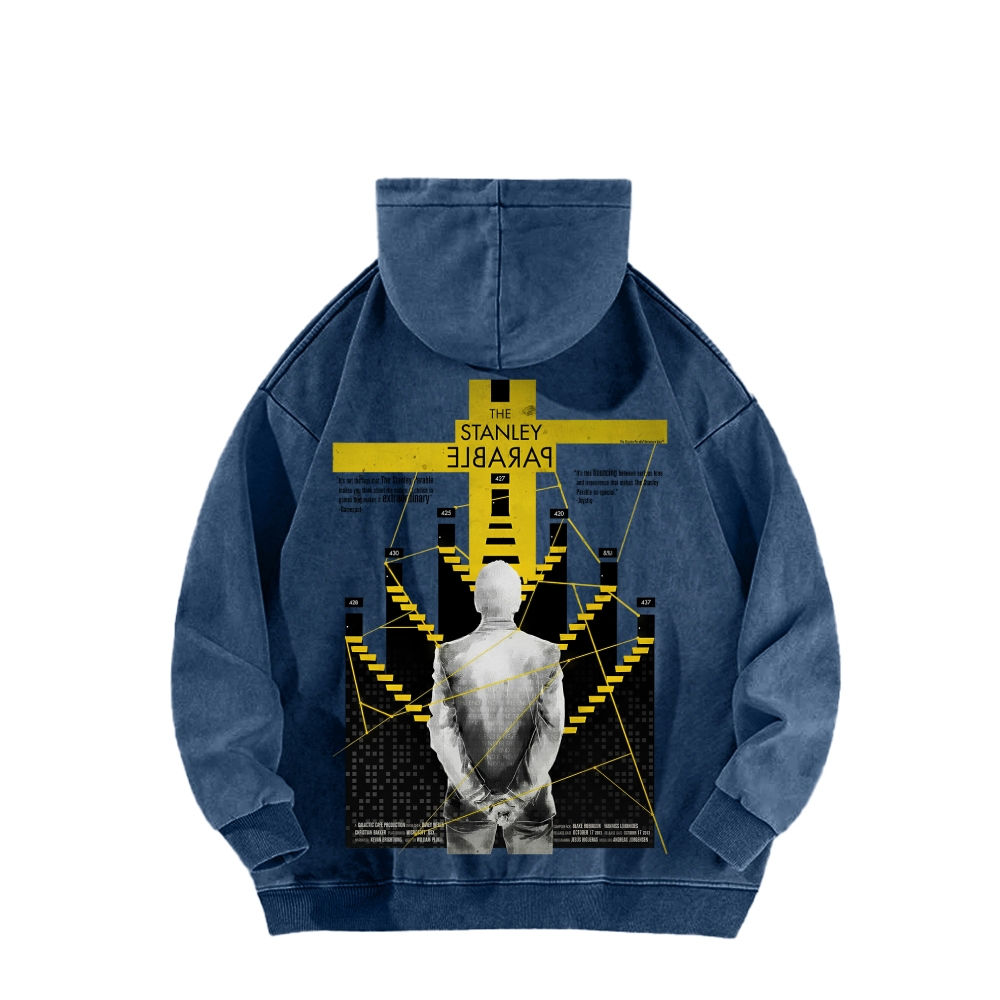 The Stanley Parable Unisex Washed Hoodie 2603003363