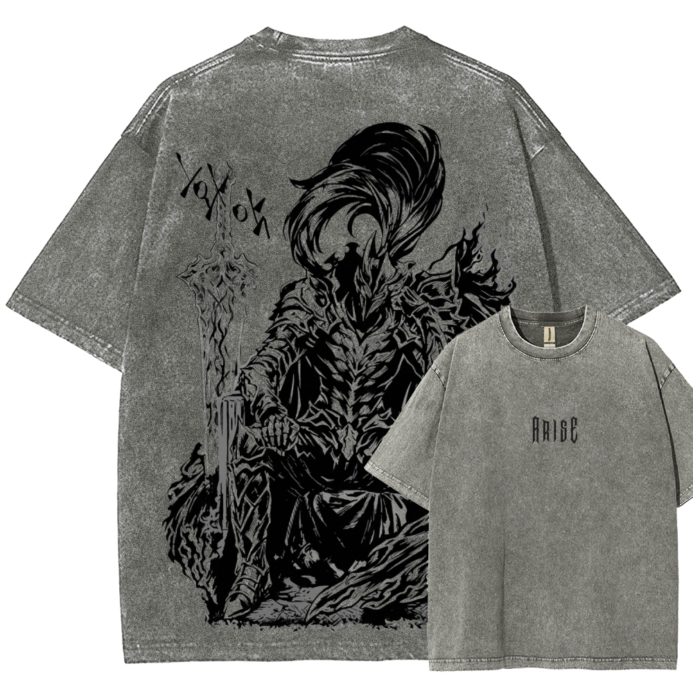 Berserk Unisex Fit Washed T-Shirt 2603003887