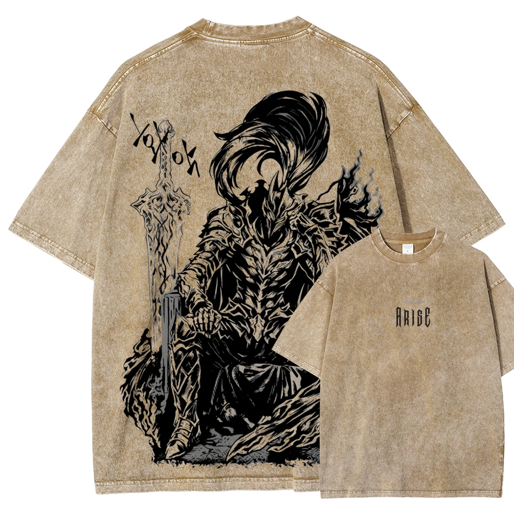 Berserk Unisex Fit Washed T-Shirt 2603003887