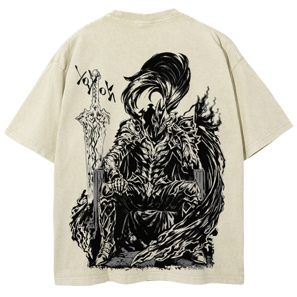 Berserk Unisex Fit Washed T-Shirt 2603003887