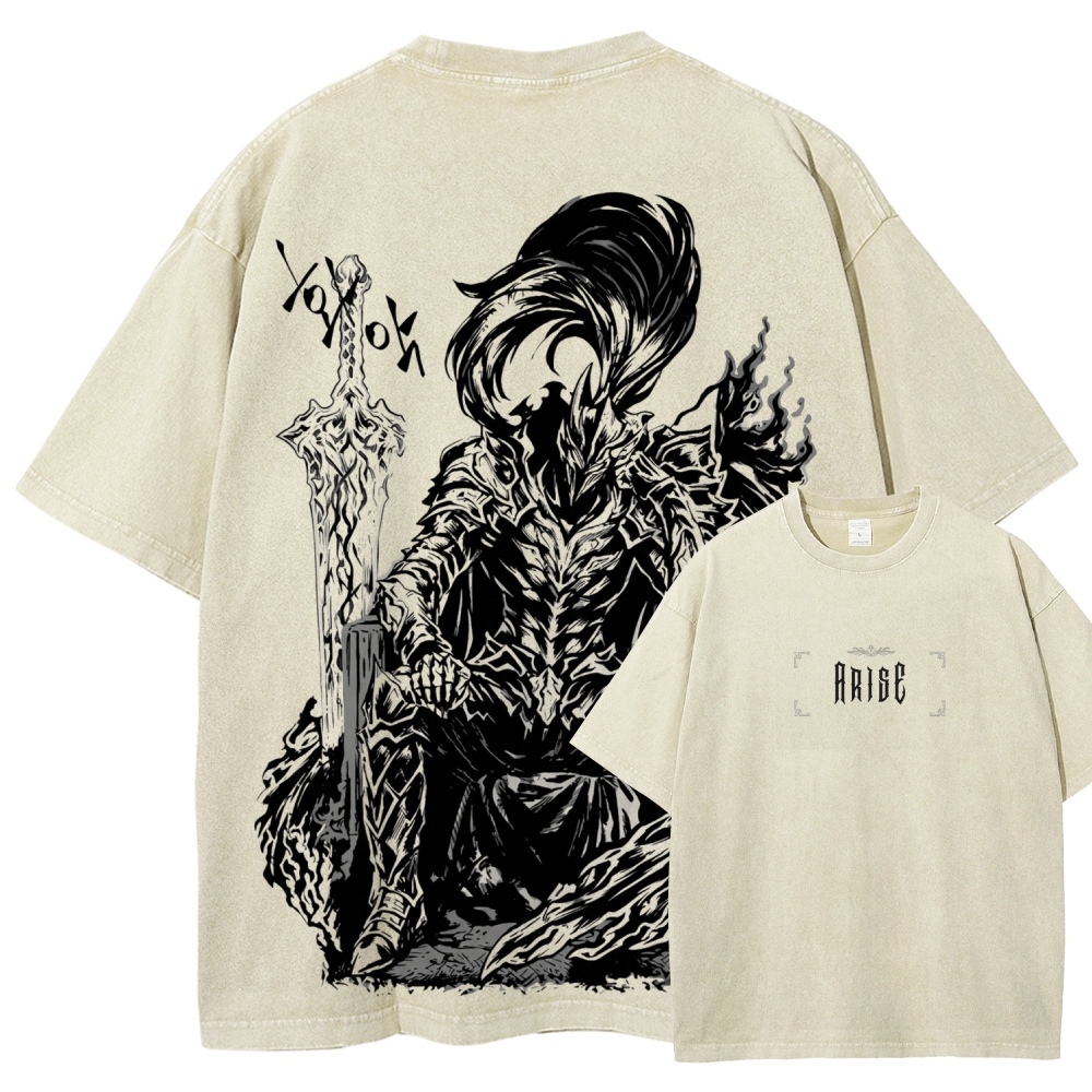 Berserk Unisex Fit Washed T-Shirt 2603003887