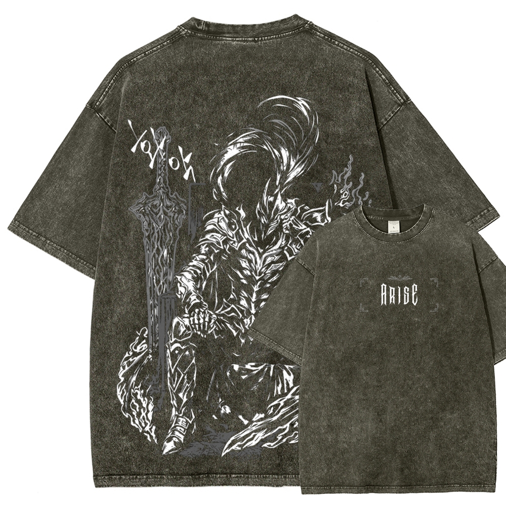 Berserk Unisex Fit Washed T-Shirt 2603003887