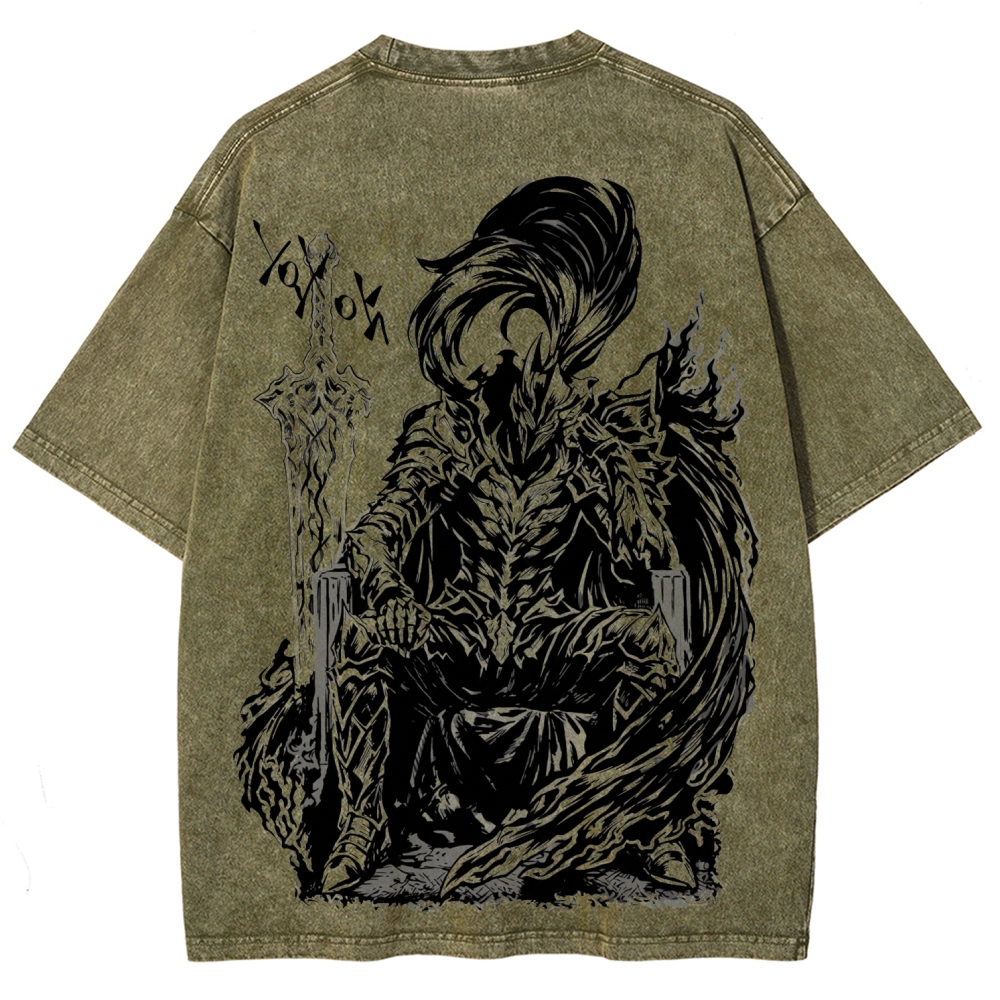 Berserk Unisex Fit Washed T-Shirt 2603003887