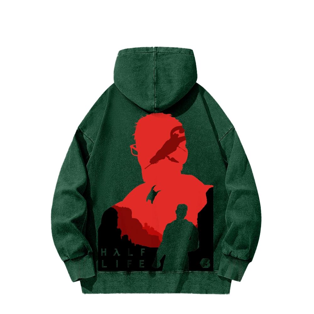 Half Life Unisex Washed Hoodie 2603004647