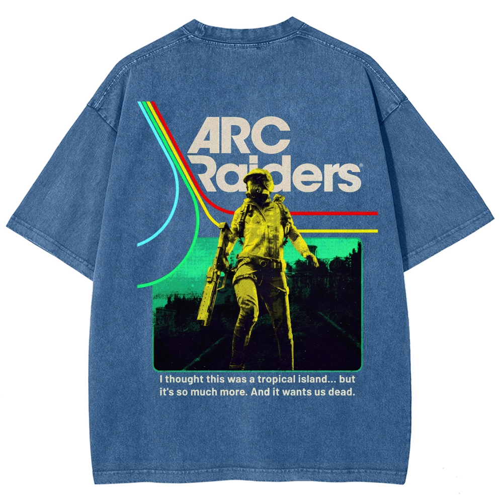 ARC Raiders Unisex Fit Washed T-Shirt 2603006363