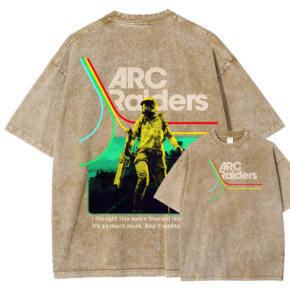 ARC Raiders Unisex Fit Washed T-Shirt 2603006363