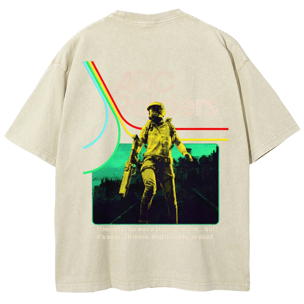 ARC Raiders Unisex Fit Washed T-Shirt 2603006363