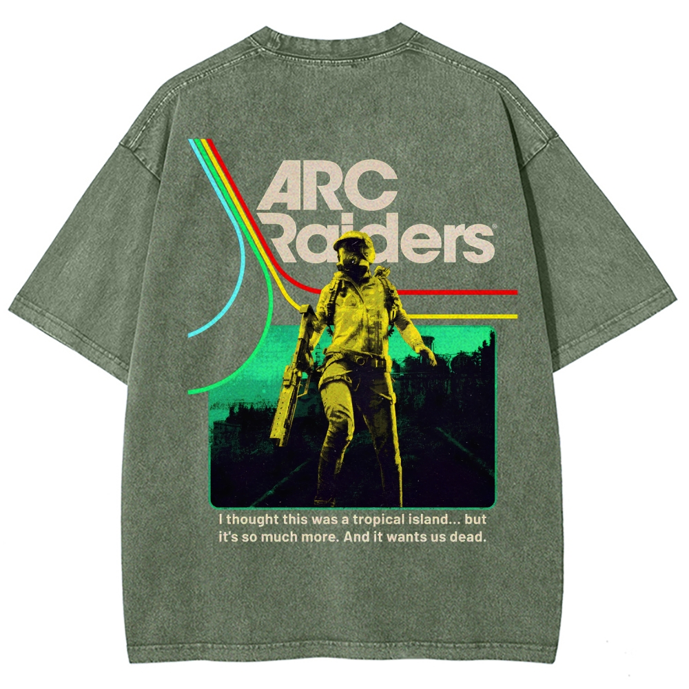 ARC Raiders Unisex Fit Washed T-Shirt 2603006363