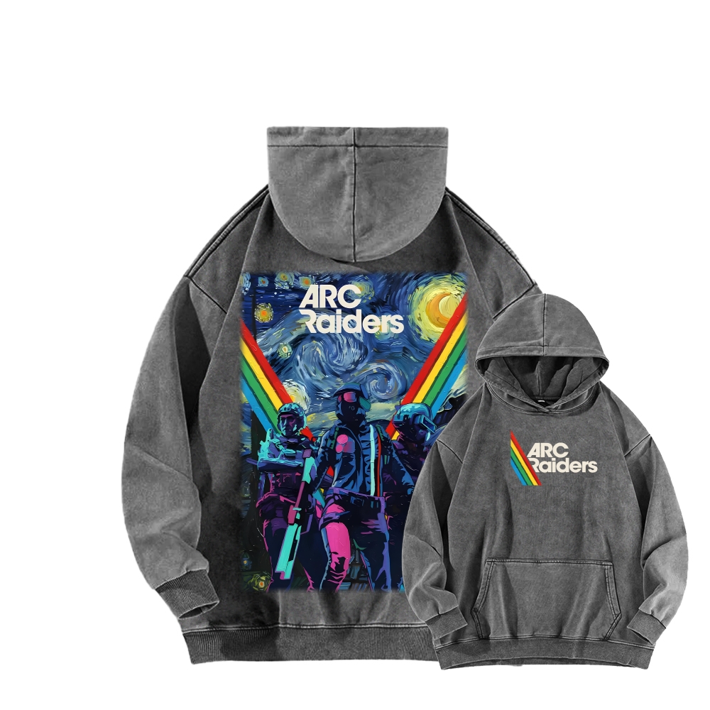 ARC Raiders Unisex Washed Hoodie 2603006420