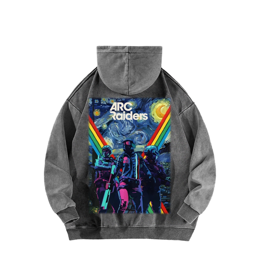 ARC Raiders Unisex Washed Hoodie 2603006420