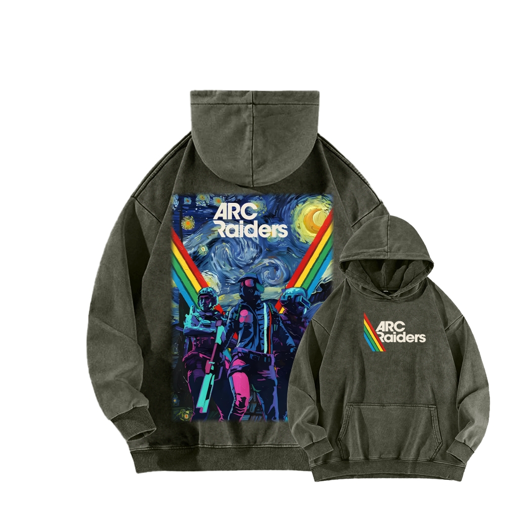 ARC Raiders Unisex Washed Hoodie 2603006420