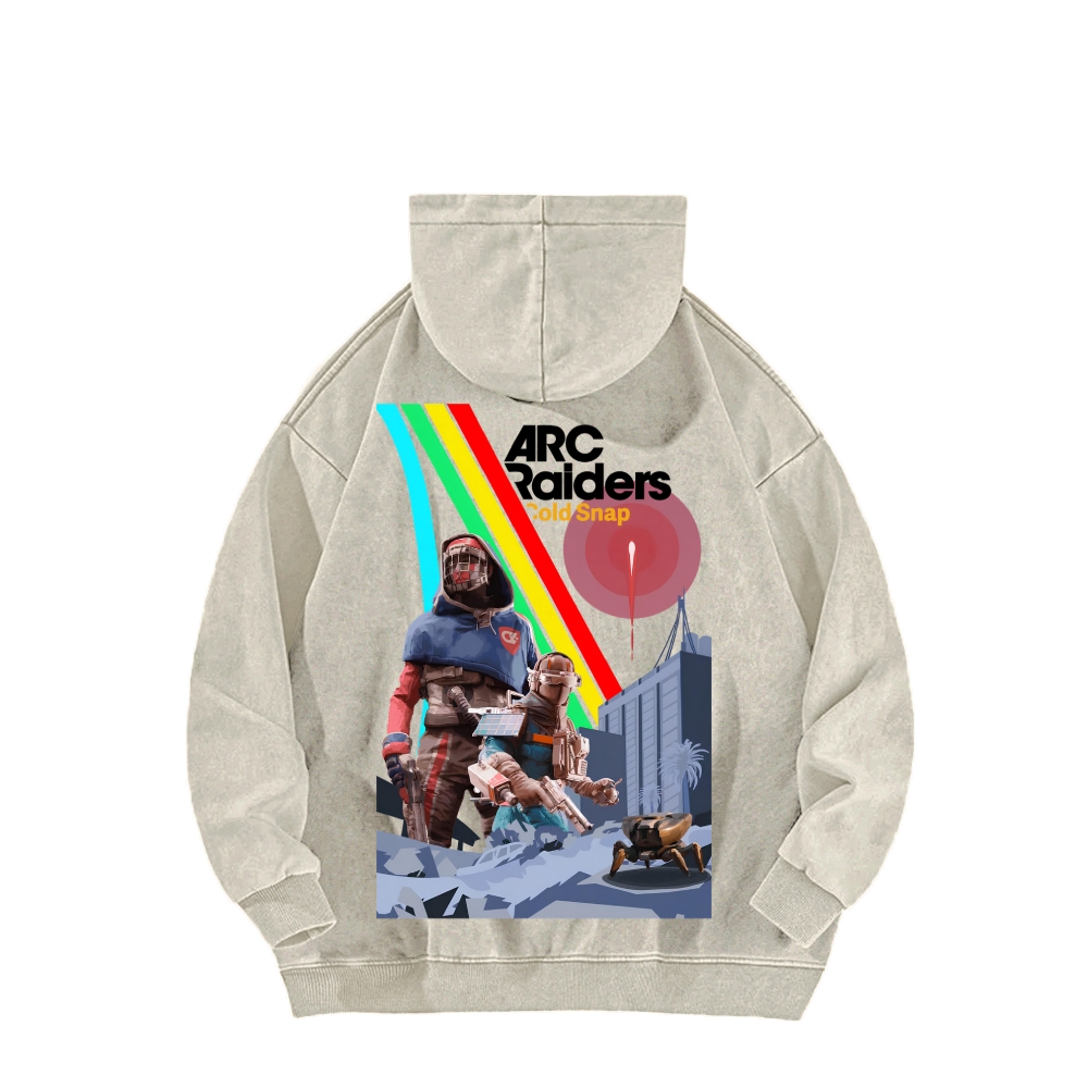 ARC Raiders Unisex Washed Hoodie 2603006424
