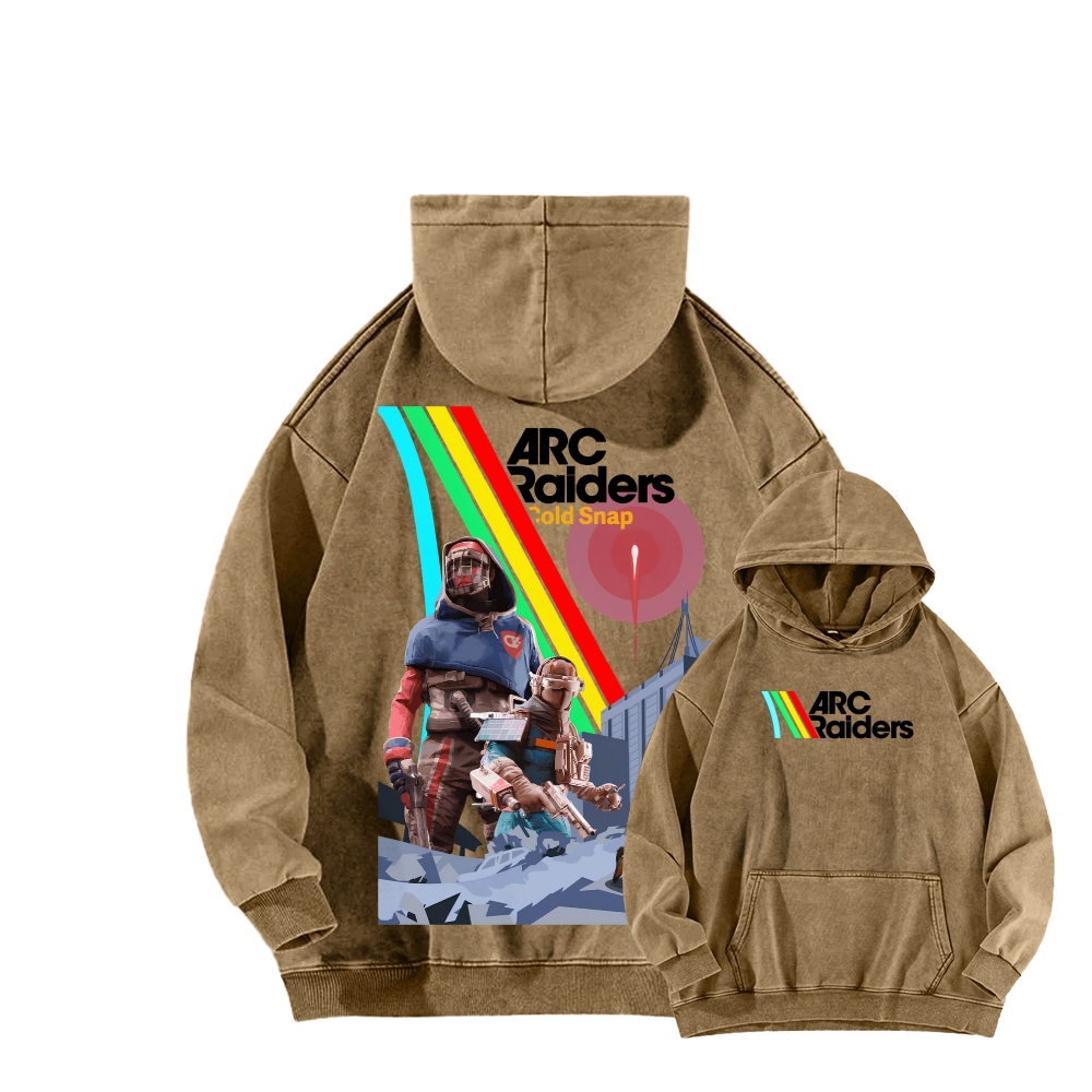 ARC Raiders Unisex Washed Hoodie 2603006424