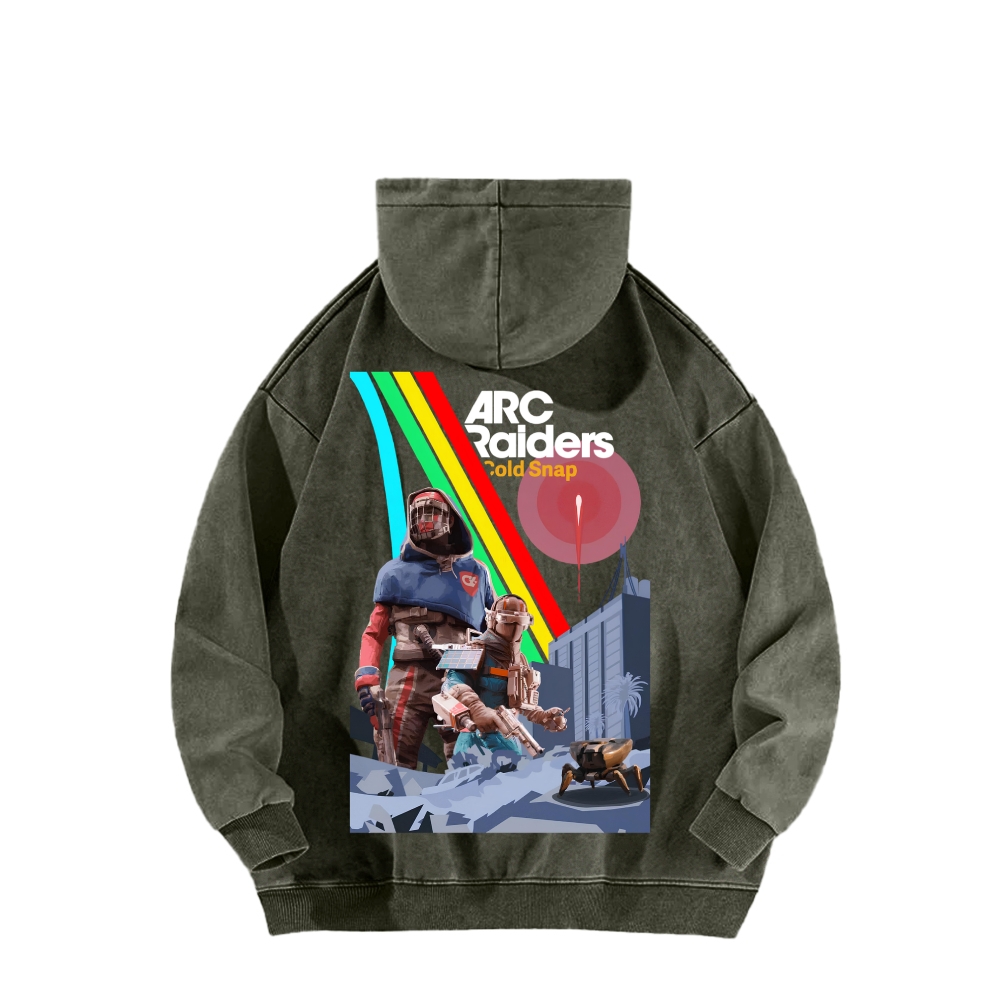 ARC Raiders Unisex Washed Hoodie 2603006424