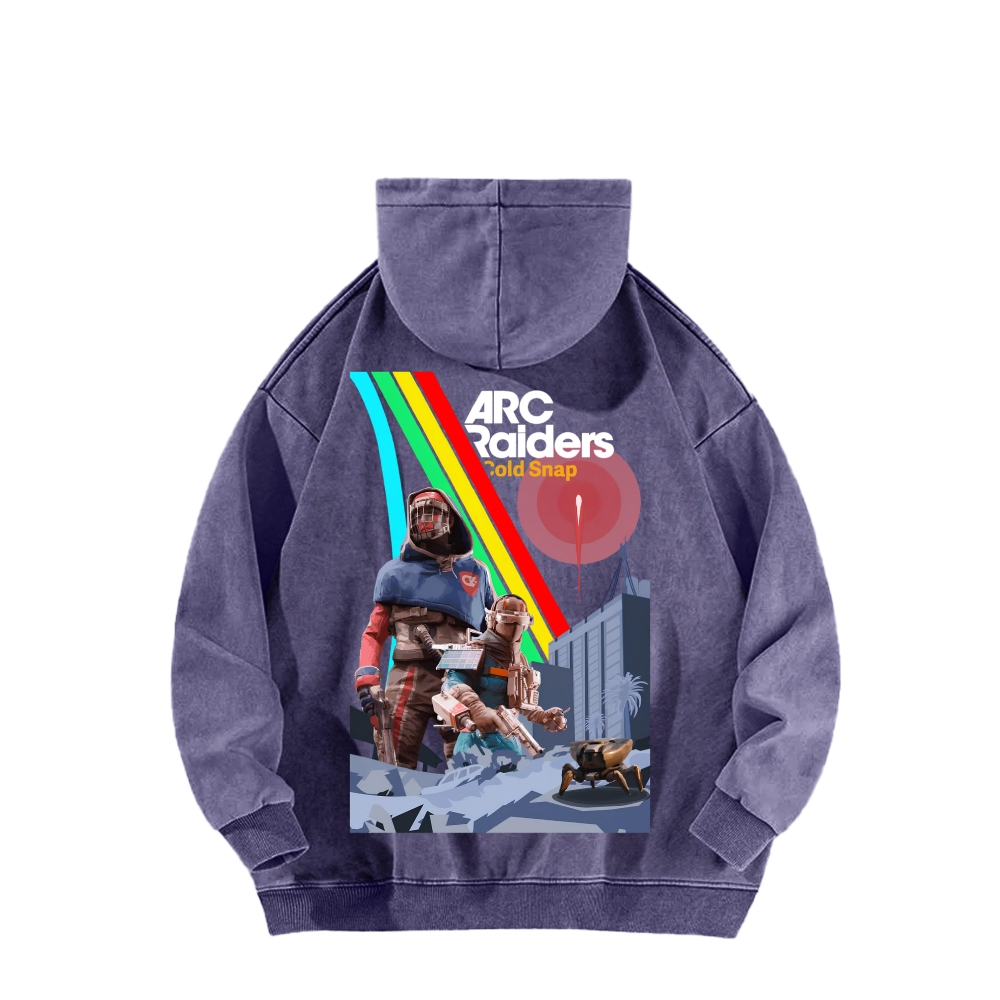 ARC Raiders Unisex Washed Hoodie 2603006424