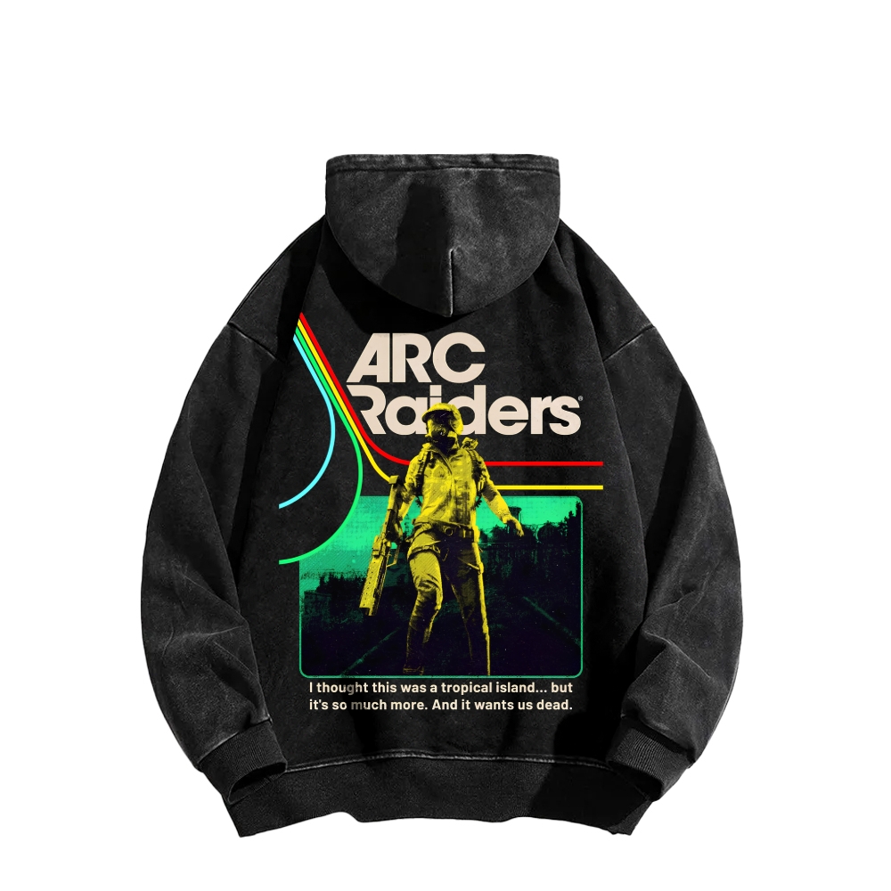 ARC Raiders Unisex Washed Hoodie 2603006426