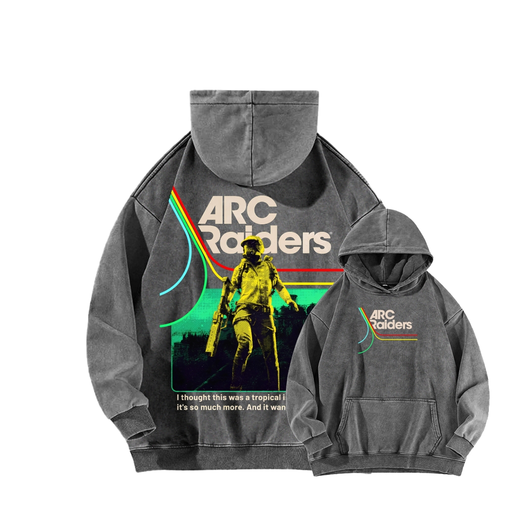 ARC Raiders Unisex Washed Hoodie 2603006426